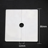 Square Hole Decoration Cover Wall Hole Plug, 1.2cm Hole White, 1.2cm Hole Gold, 1.2cm Hole Silver, 2.2cm Hole White, 2.2cm Hole Gold, 2.2cm Hole Silver