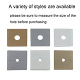 Square Hole Decoration Cover Wall Hole Plug, 1.2cm Hole White, 1.2cm Hole Gold, 1.2cm Hole Silver, 2.2cm Hole White, 2.2cm Hole Gold, 2.2cm Hole Silver