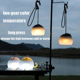 Retro Camping Lantern Rechargeable Haning Hook Night Light