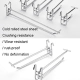 Stainless Steel Color Dual Line Meged Hook, 10cm, 15cm, 20cm, 25cm, 30cm