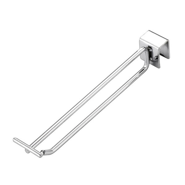 Square Tube Dual Line Hook Supermarket Hook, 10cm, 15cm, 20cm, 25cm, 30cm