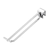 Square Tube Dual Line Hook Supermarket Hook, 10cm, 15cm, 20cm, 25cm, 30cm