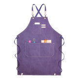 Floral Milk Tea Baking Workwear Apron