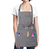 Oil Painting Art Paint Work Clothes Apron, Polyester, Cotton