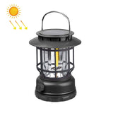 Waterproof Outdoor Tent Retro Atmosphere Horse Lamp, Black, White, Solar Energy Black, Solar Energy White