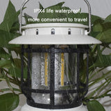 Waterproof Outdoor Tent Retro Atmosphere Horse Lamp, Black, White, Solar Energy Black, Solar Energy White