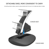 iplay HBP-253 For PS5 Game Wireless Handle Double Charging Base Placement Bracket, HBP-253 (White), HBP-253 (Black)