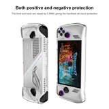 For ASUS Rog Ally Game Console All-in-one TPU Soft Protective Case, TPU Case Transparent