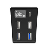 iplay HBP-308 For Sony PS5 5 in 1 Game Console USB3.0 HUB Connection Transmission Extender, For Sony PS5