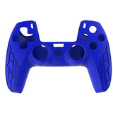 For PS5 Gamepad Silicone Case Non-slip Texture Thickened Protective Cover, White, Red, Blue, Black