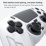 For PS5 Gamepad Silicone Case Non-slip Texture Thickened Protective Cover, White, Red, Blue, Black