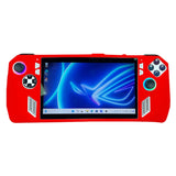 For ASUS ROG Ally Handheld Game Console Silicone Drop-proof Protective Case All-inclusive Case, Black, White, Grey, Red, Blue, Pink