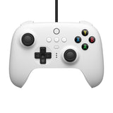 8BitDo For Switch / PC USB Wired Gamepad, White, Black