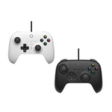 8BitDo For Switch / PC USB Wired Gamepad, White, Black