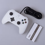 8BitDo For Switch / PC USB Wired Gamepad, White, Black