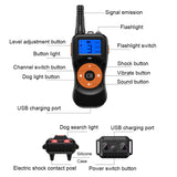 Smart Electronic Remote Control Dog Training Device Waterproof Pets Bark Stopper, For-One-Dog, For-Two-Dog