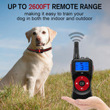 Smart Electronic Remote Control Dog Training Device Waterproof Pets Bark Stopper, For-One-Dog, For-Two-Dog