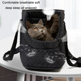 Pet Handbag Autumn And Winter Shoulder Cat Outing Bag, Light Pink, Light Gray, Black, Large Light Gray, Large Beige Camel, Large Navy Blue