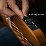 DONNER Smart Headless Silent Guitar Travel Portable Detachable Acoustic Guitar, Maple, Maple Model Black, Mahogany, Mahogany Sunrise Color