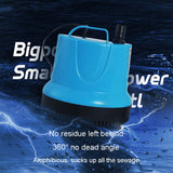 Anti-Dry Burning Bottom Suction Pump Fish Tank Suction Feces Wigwam Bonsai Submersible Pumps, JN-311 12W