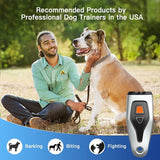 Dual Probe Dual Drive Ultrasonic Stop Barker Pet Trainer, PU33