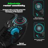 IPEGA Mechanical Gamepad Tablet Cell Phone Stretch Wireless Bluetooth Grip For N-S / P3 / PC / Switch / Android / IOS, Black, With Colorful Light