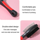 Pet Double Sided Comb With Protective Points Cat Dog Clean Grooming Comb, Small, Large