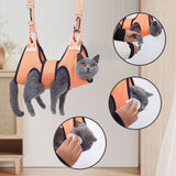 Pet Grooming Hammock Cats Dog Clipping Nail Holder Hanger Type Feeding Anti-Scratch Artifacts, Small, Medium, Large