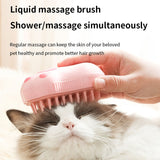 Rechargeable Pet No-Scrub Comb Electrical Spray Hair Removal Massage Comb For Dogs And Cats, Cat Claws