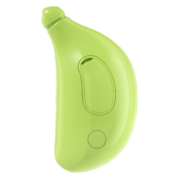 Banana Shape Pet Spray Massage Comb Electrical Cleaning Brush Hair Removal Comb For Dogs And Cats, Banana Green, Banana Yellow