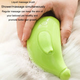 Banana Shape Pet Spray Massage Comb Electrical Cleaning Brush Hair Removal Comb For Dogs And Cats, Banana Green, Banana Yellow