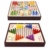 Wooden Multifunctional Parent-Child Interactive Children Educational Chessboard Toy Set, 2 in 1 A Model, 2 in 1 B Model, 2 in 1 C Model, 3 in 1 A Model, 3 in 1 B Model, 3 in 1 D Model, 3 in 1 E Model, 3 in 1 F Model, 4 in 1 C Model, 4 in 1 D Model