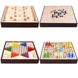 Wooden Multifunctional Parent-Child Interactive Children Educational Chessboard Toy Set, 2 in 1 A Model, 2 in 1 B Model, 2 in 1 C Model, 3 in 1 A Model, 3 in 1 B Model, 3 in 1 D Model, 3 in 1 E Model, 3 in 1 F Model, 4 in 1 C Model, 4 in 1 D Model