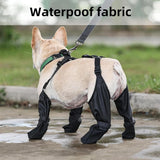 Waterproof Dog Boots Anti-Slip Dog Shoes Pet Paw Protector, S, M, L