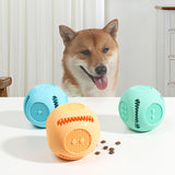 Pet Dogs Bite Resistant Educational Toys Outdoor Anti-Choking Teething Food Leakage Balls