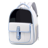 PU Pet Bag Cats And Dogs Outing Carrying Capsule Double Shoulder Backpacks