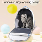 PU Pet Bag Cats And Dogs Outing Carrying Capsule Double Shoulder Backpacks