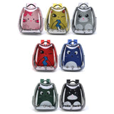 Cartoon Pattern Cat Transparent Pet Bag Space Capsule Portable Pet Backpack, Pink, Blue, Black, Grey