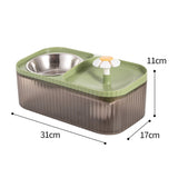 Feed Water Machine Automatic Feeder Cat Dog Drink Water Heater Pet Smart Feeding Bowl, White, Pink, Blue