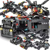 SWAT Shape Mecha Building Blocks Small Particle Assembled Educational Toys, Blackhawk SWAT 8577, Blackhawk SWAT 8839, 8-in-3 Blackhawk SWAT, 8-in-3 SWAT Pioneer