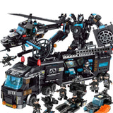 SWAT Shape Mecha Building Blocks Small Particle Assembled Educational Toys, Blackhawk SWAT 8577, Blackhawk SWAT 8839, 8-in-3 Blackhawk SWAT, 8-in-3 SWAT Pioneer