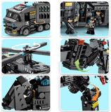 SWAT Shape Mecha Building Blocks Small Particle Assembled Educational Toys, Blackhawk SWAT 8577, Blackhawk SWAT 8839, 8-in-3 Blackhawk SWAT, 8-in-3 SWAT Pioneer