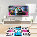 USB Wired Dancing Mat Electronic Music Game Pad Toy To PC, XO Surface, Cool Blue