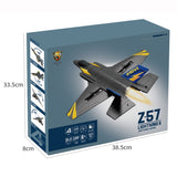 Z-57 4-channel Remote Control Stunt Tumbling Aircraft Glider Fixed-wing Foam Aircraft Model, Single Battery