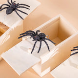 Spider Wooden Box April Fool Day Gift Scare Toys Magic Complications Props, Tidy Spider