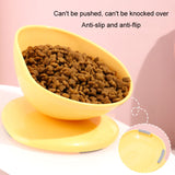 Tilted Teacup Pet Food Bowl Slanted Tall Bowl To Protect Cervical Cats Puppy General Purpose