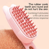 Pet Electrical Spray Massage Comb Hair Removal Cleaning Grooming Brush, Ship Handle Purple, Ship Handle White, Cat Handle Pink, Cat Handle White