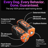 Three-head Dog Driver Lighting Flashing High Power Ultrasonic Dog Repeller