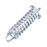 Pet Leash Shock Absorbing Spring Chrome Plated Chain Spring Accessories, 2.4 x 8cm