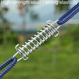 Pet Leash Shock Absorbing Spring Chrome Plated Chain Spring Accessories, 2.4 x 8cm